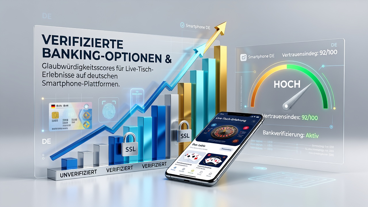 Verifizierte Bankoptionen auf Smartphone-Plattformen für Live-Tischspiele in Deutschland