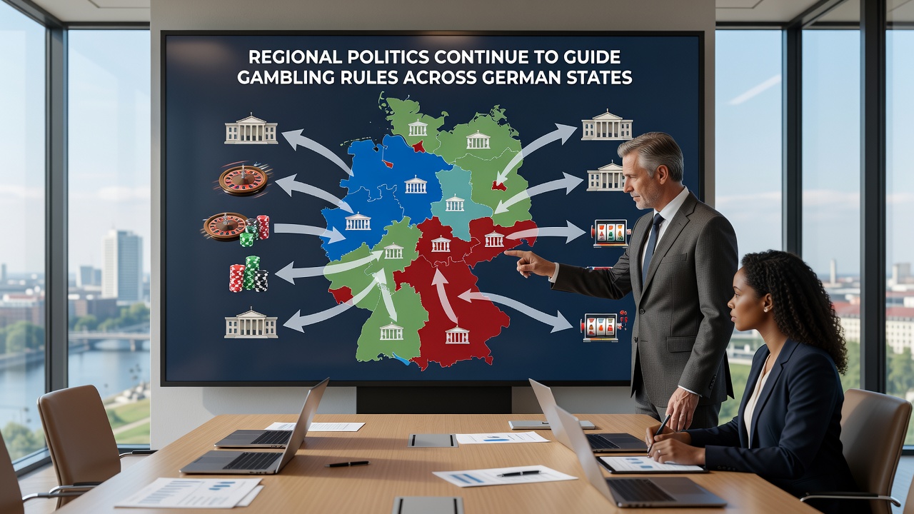 Parlamentsdebatte zu Glücksspielgesetzen in einem deutschen Landtag